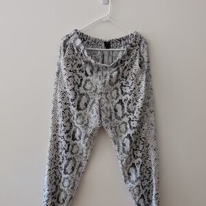 J. Crew Black and White Patterned Pants